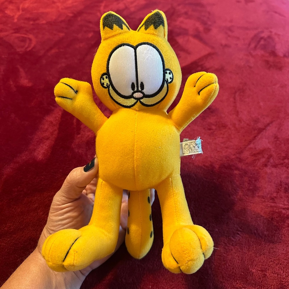 Garfield the Cat Standing Plush Toy Orange‎ Tabby Paws Inc Licensed 8 Inch